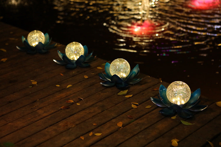 Colorful Outdoor Solar Pathway Lamp