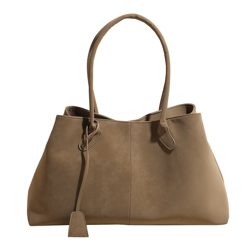 Premium Large Leather Tote Bag - Fesara