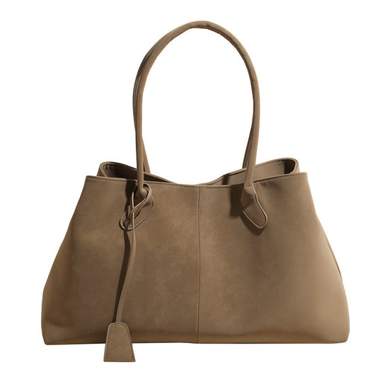 Premium Large Leather Tote Bag - Fesara