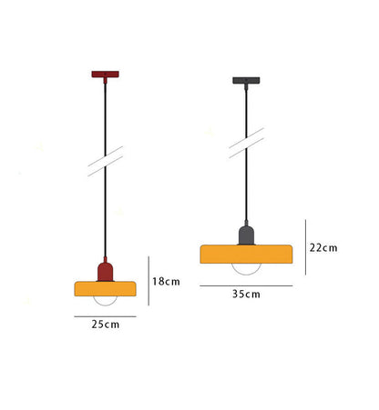Stylish Colourful Pendant Ceiling Hanging Light Fixture