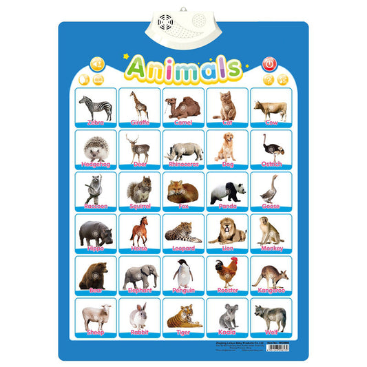 Fun Interactive English Learning Sound Board for Kids - Fesara