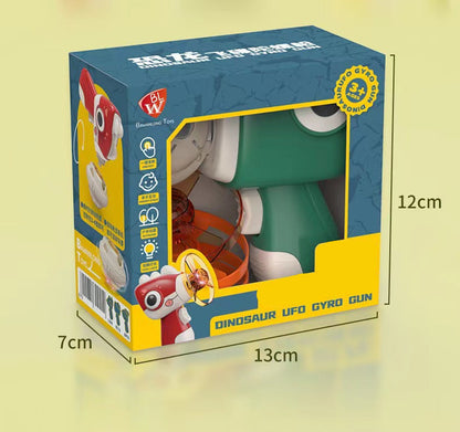 Fun Dino Spin Top And Flying Disc Set