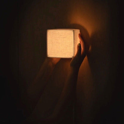 Textile Wall Light in Simple Zen Design
