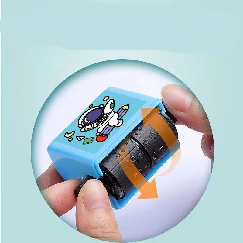 Fun Math Number Stamp Roller for Kids Learning