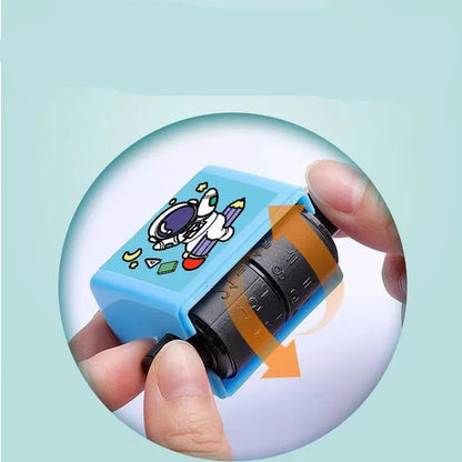 Fun Math Number Stamp Roller for Kids Learning