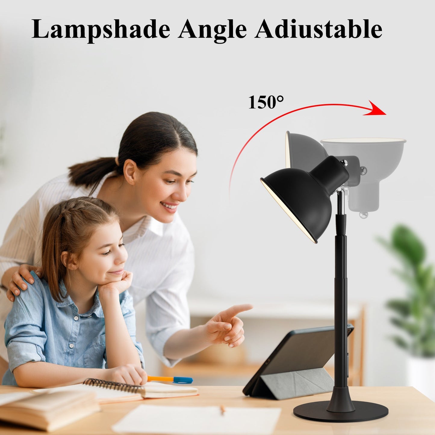 Bright Adjustable Desk Lamp for Home Office Study