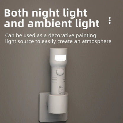 LED Motion Night Lamp with Portable Flashlight