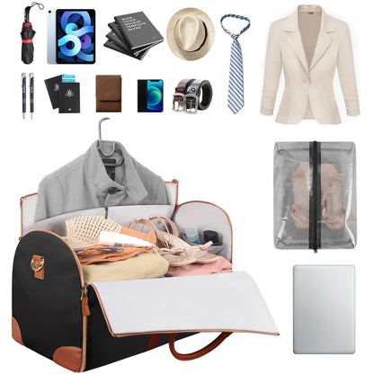 Large Wheeled Suitcase with Storage Compartments