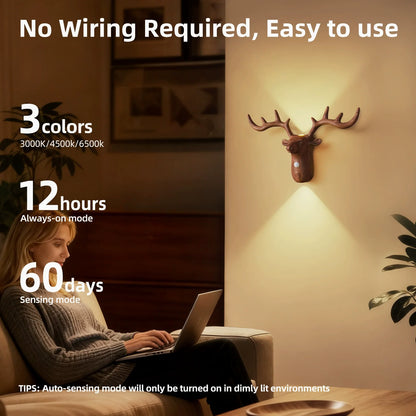 Wireless Battery LED Night Light Motion Sensor Lamp