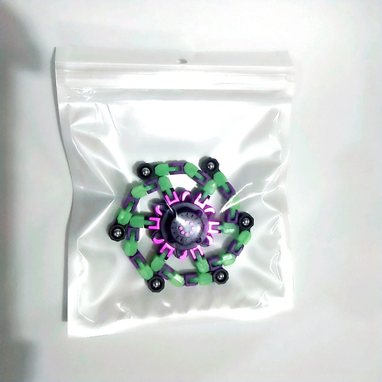 Fun LED Spinning Robot Toy for Children