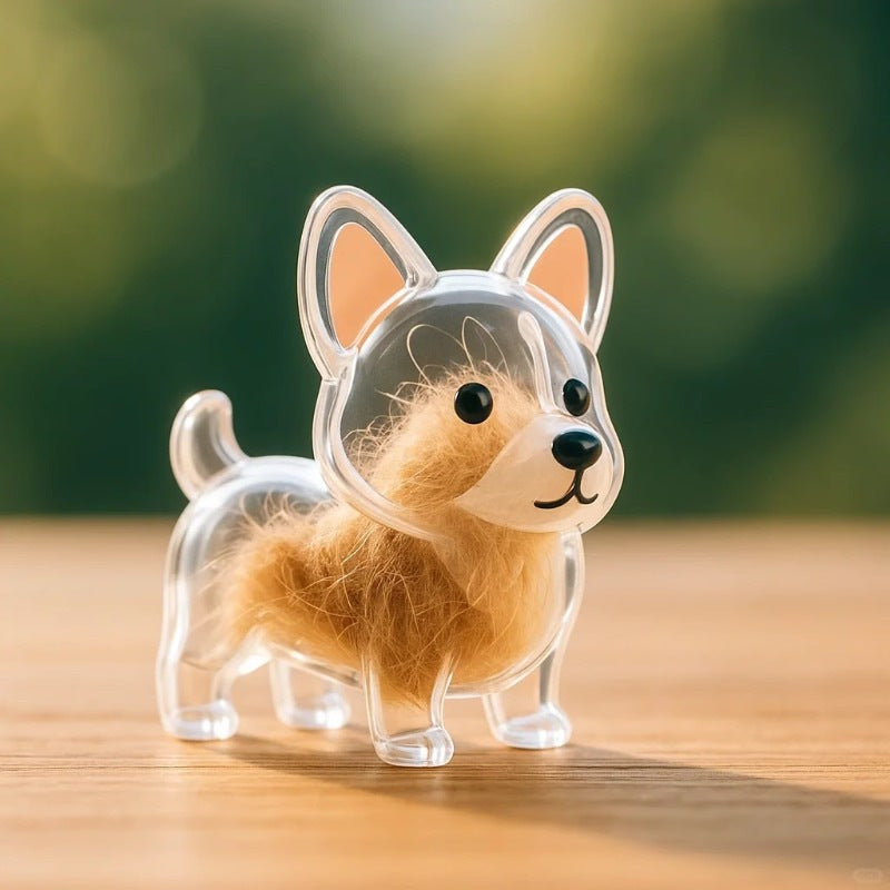 Personalized Pet Hair Memorial Keychain