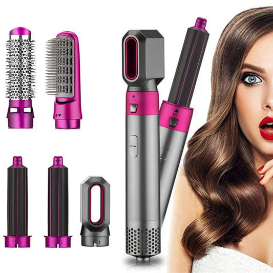 Multipurpose 5-in-1 Hair Curler Set - Fesara