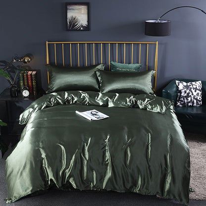 Soft Satin 4-Piece Bed Sheet Set - Fesara