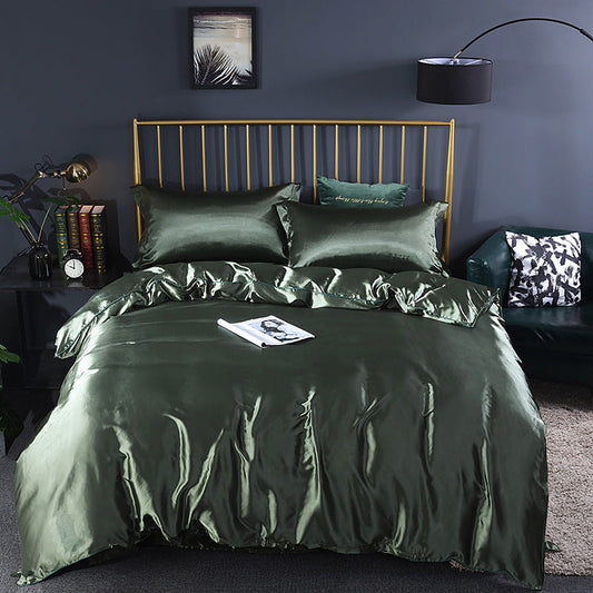 Soft Satin 4-Piece Bed Sheet Set - Fesara
