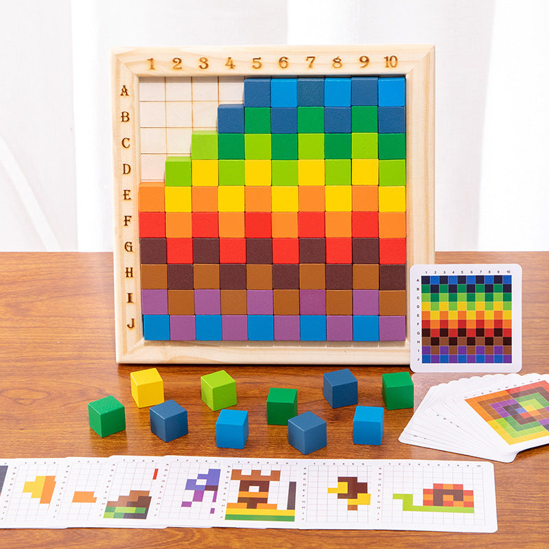 Wooden Educational Alphabet and Number Set