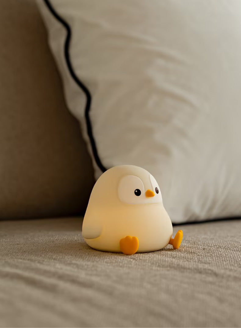 Cute Baby Penguin Plug Night Lamp