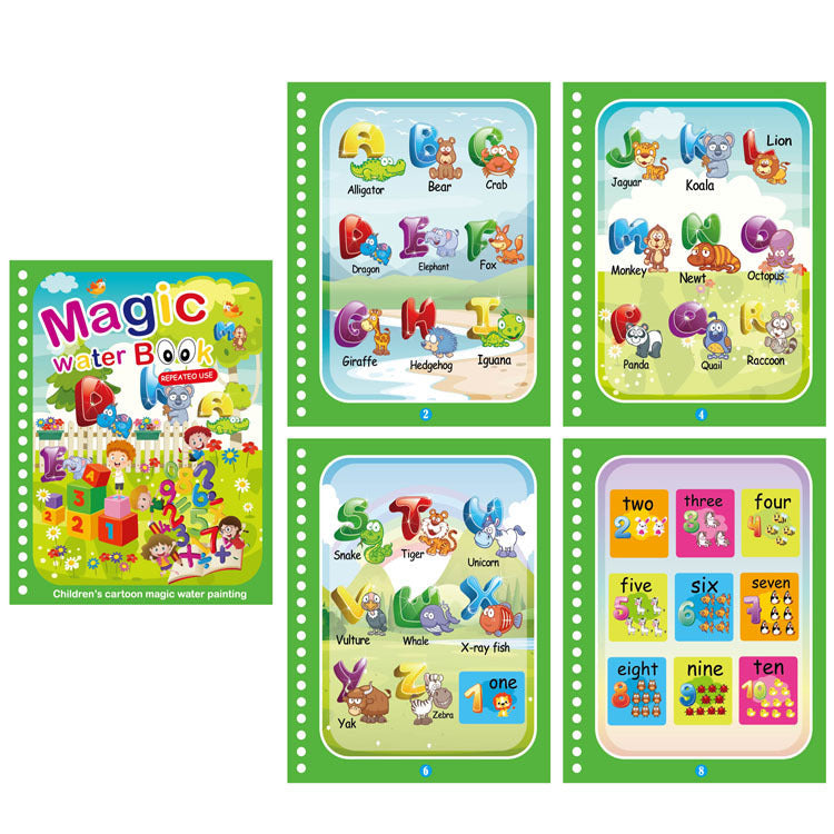 Colorful Kids Water Paint Activity Book