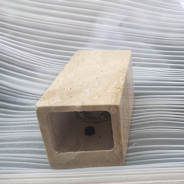 Simple Stone Outdoor LED Wall Sconce Light