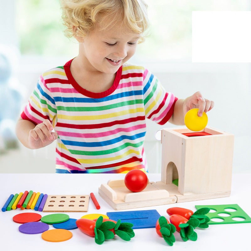 Colorful Wooden Block Stack Toy