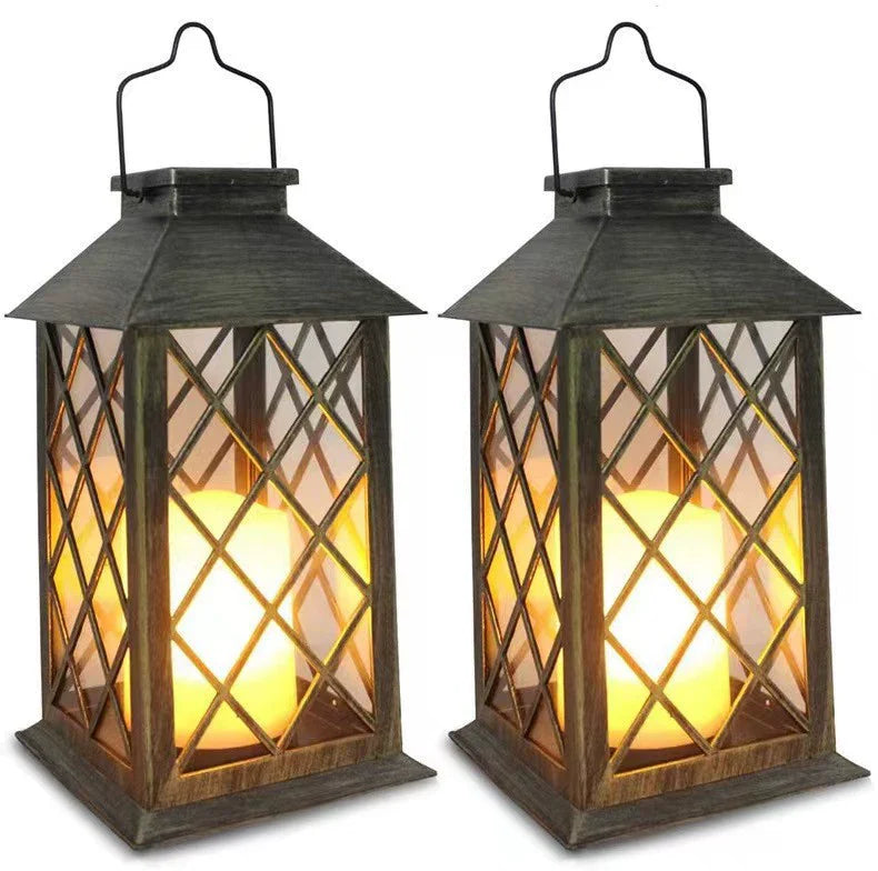 Rustic Garden Solar Powered Lantern