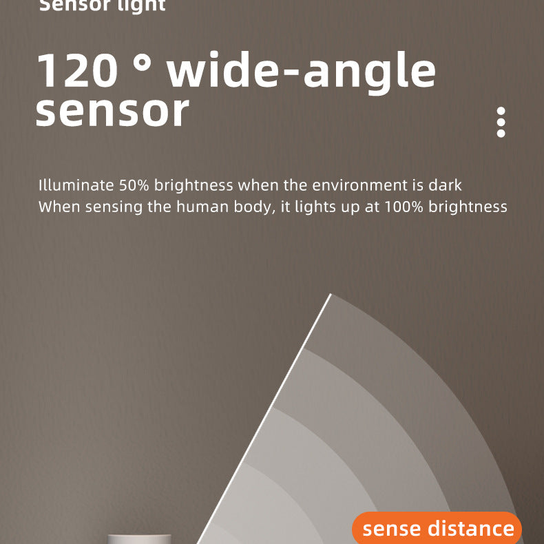 LED Motion Night Lamp with Portable Flashlight