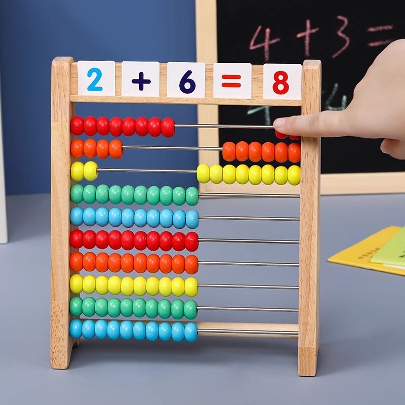 Wooden Math Counting Board for Kids Learning