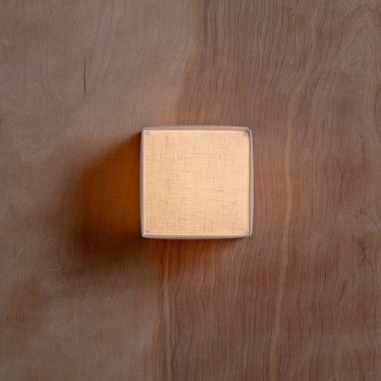 Textile Wall Light in Simple Zen Design