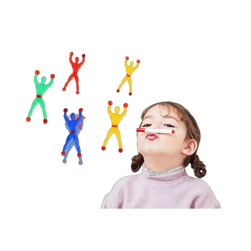 Fun Kids Climbing Man Wall Stickers 10 Pack