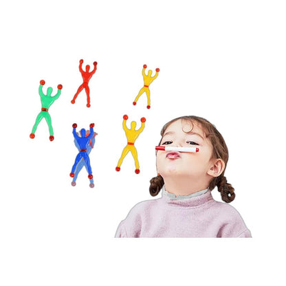Fun Kids Climbing Man Wall Stickers 10 Pack