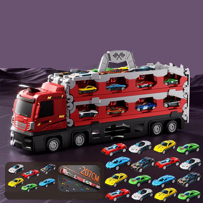 Portable 2 in 1 Folding Car Track Set