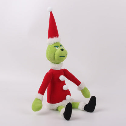 Soft Grinch Holiday Teddy Doll