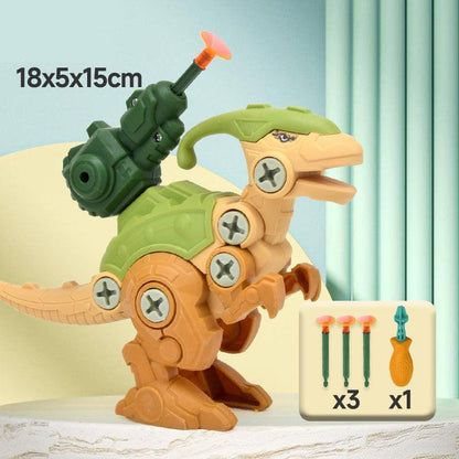 Fun Dinosaur Toy Set with Suction Blaster