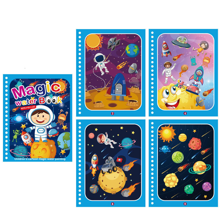 Colorful Kids Water Paint Activity Book