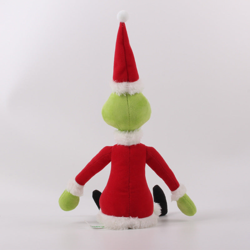 Soft Grinch Holiday Teddy Doll