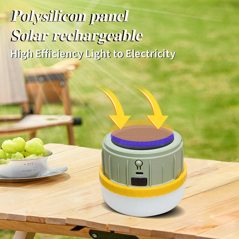 Portable LED Solar Powered Camp Light