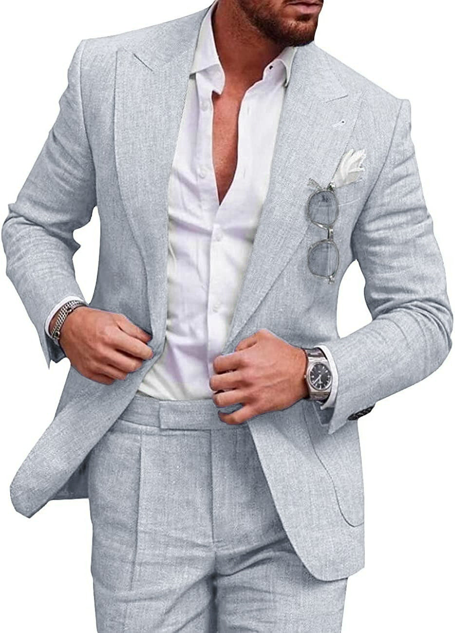 Men's Classic Tailored Suit for Formal Occasions