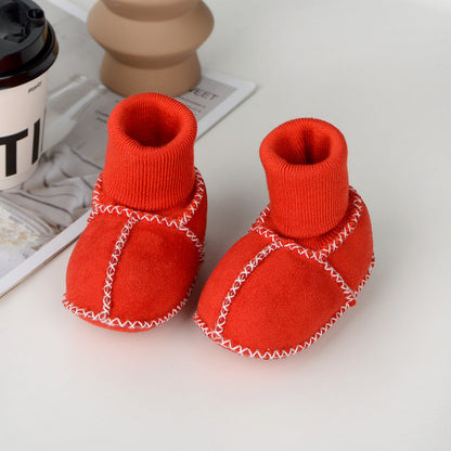Cozy Infant Booties with Soft Fleece Lining