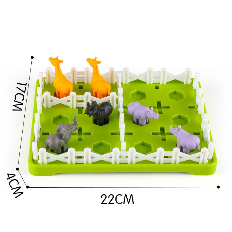 Educational Wooden Farm Animal Shape PuzzleToy