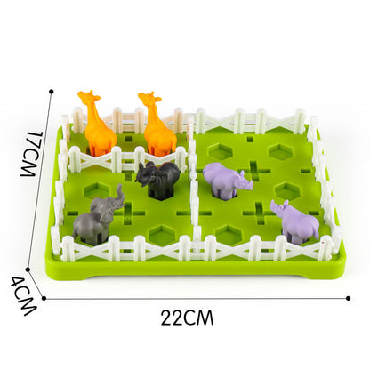 Educational Wooden Farm Animal Shape PuzzleToy