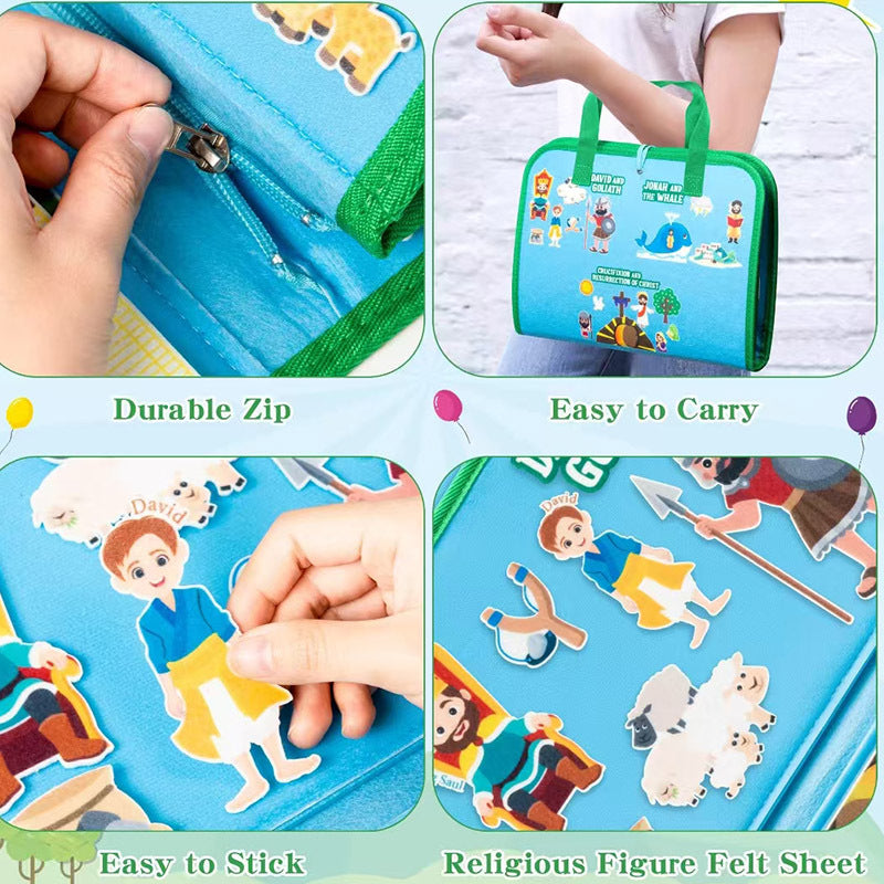 Colorful Interactive Felt Story Book