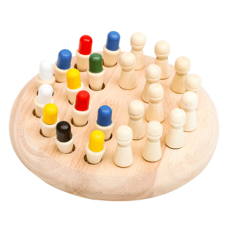 Classic Wooden Brain Teaser Chess Set