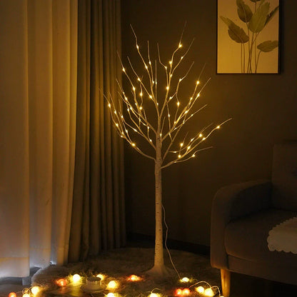 LED Forest Night Light - Winter Tree Decoration Lamp