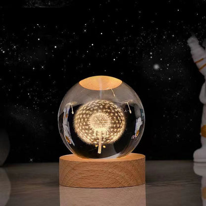 Shining Lunar Glass Orb