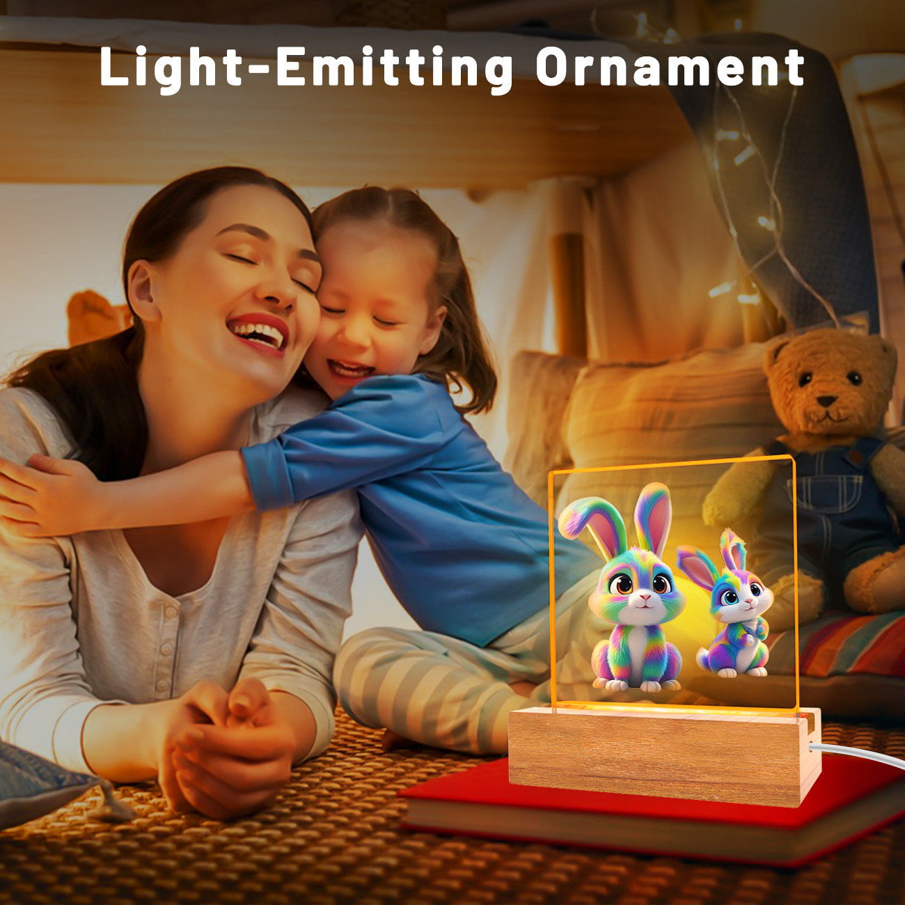 Colorful LED Kids Nightlight Fun USB Desk Lamp