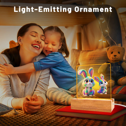 Colorful LED Kids Nightlight Fun USB Desk Lamp