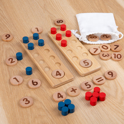 Fun Wooden Counting Board for Kids