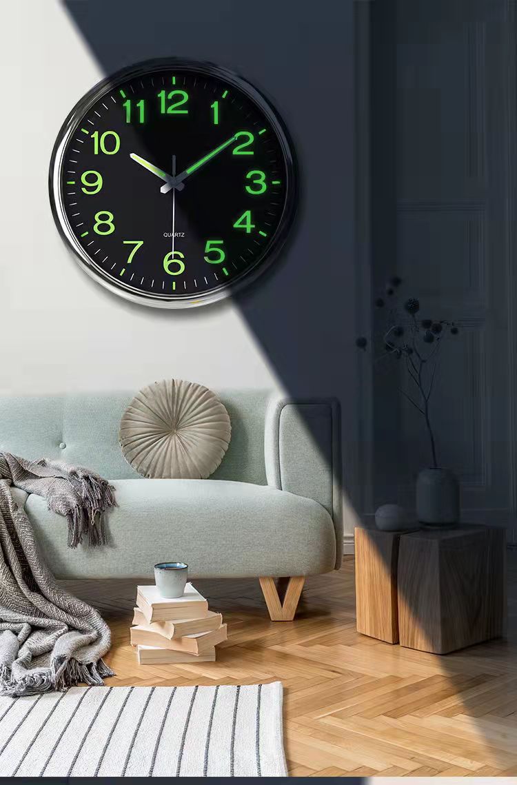 Quiet LED Wall Clock 12 Inch
