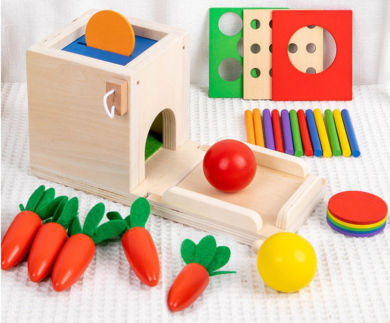 Colorful Wooden Block Stack Toy