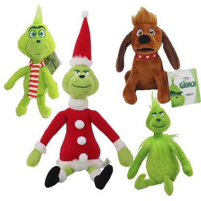 Soft Grinch Holiday Teddy Doll - Fesara