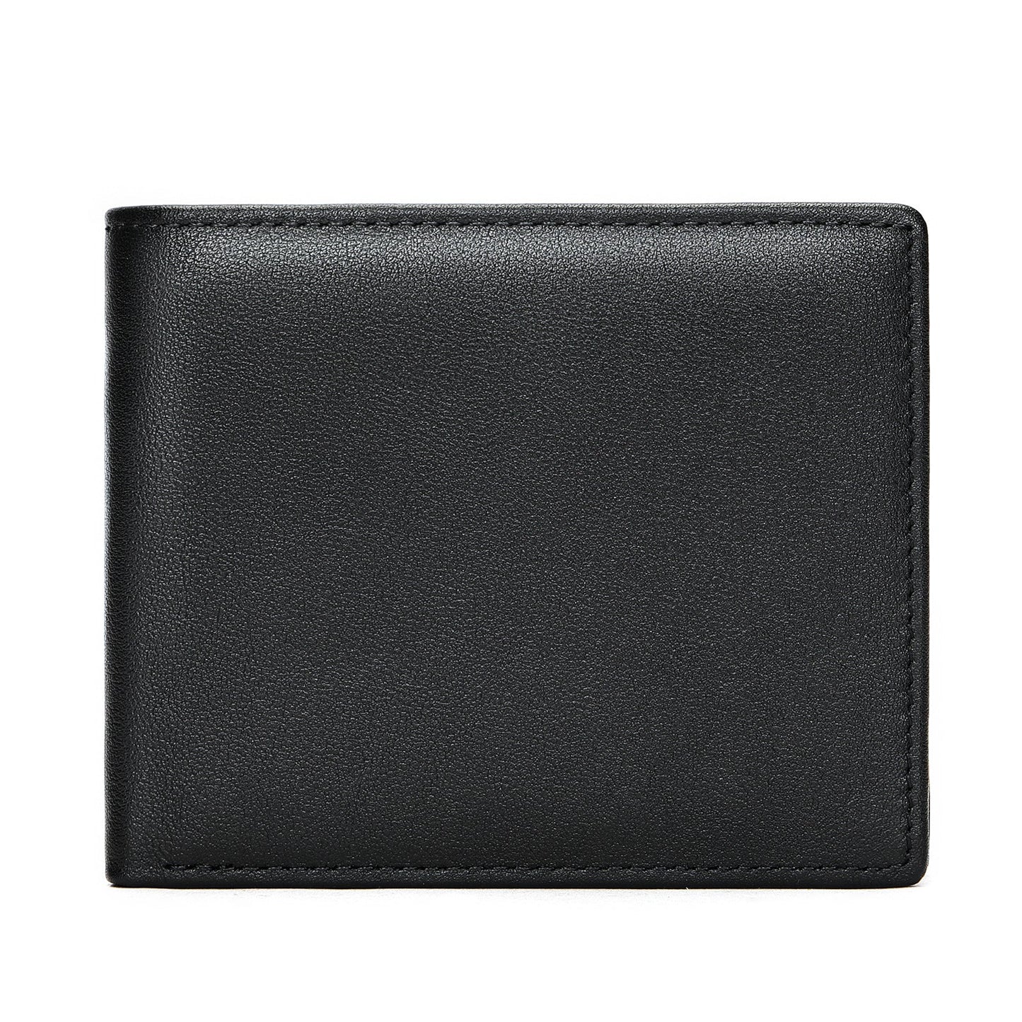 Thin Mens Leather RFID Wallet - Secure Slim Design
